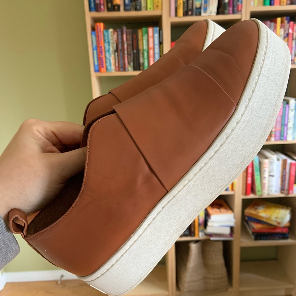 Vince sneakers. Leather. Size 8. Gently used.